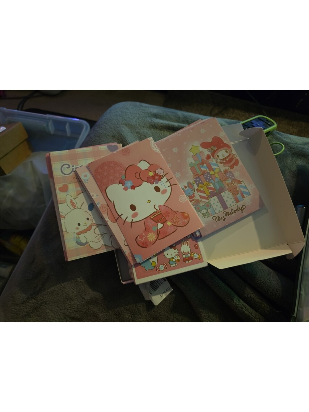 180 Piece Anime Kitty Wall Collage Kit 6"x4.5" & Stickers Hello Art Kit